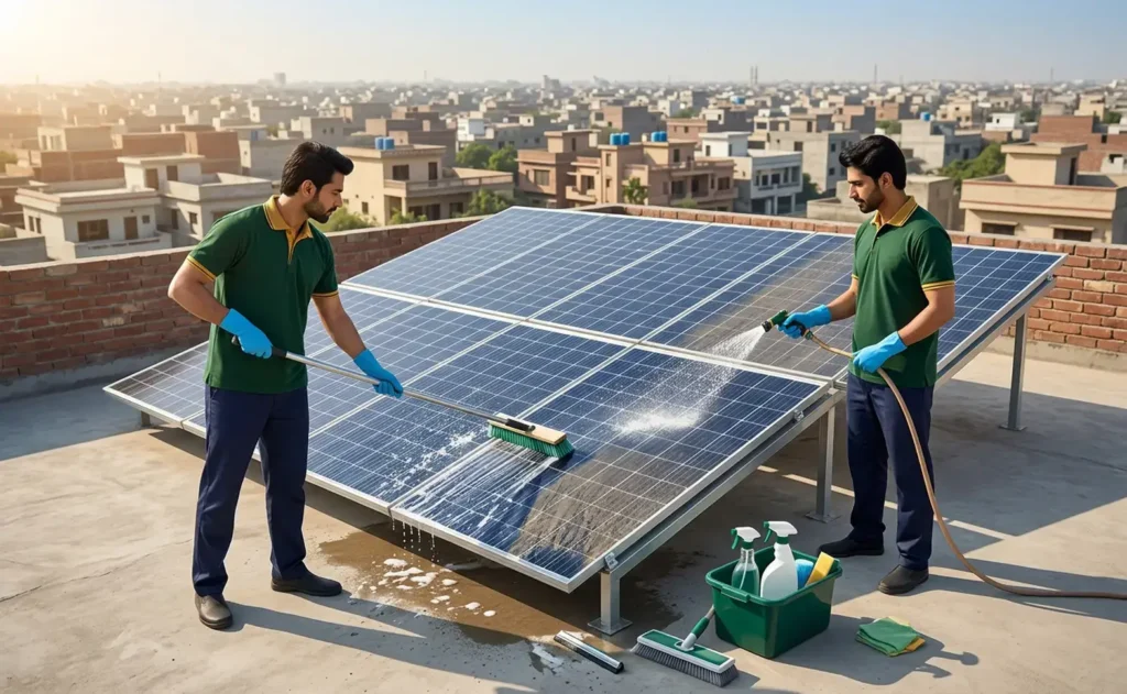 Clean Solar Panels
