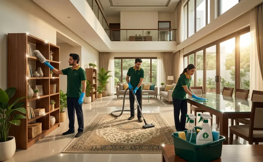 Clean a Large House Efficiently